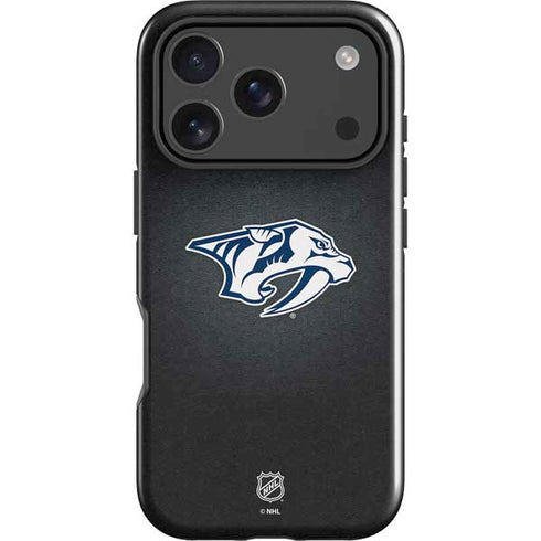 NHL Nashville Predators Black Background iPhone 18 Pro Max Impact Case