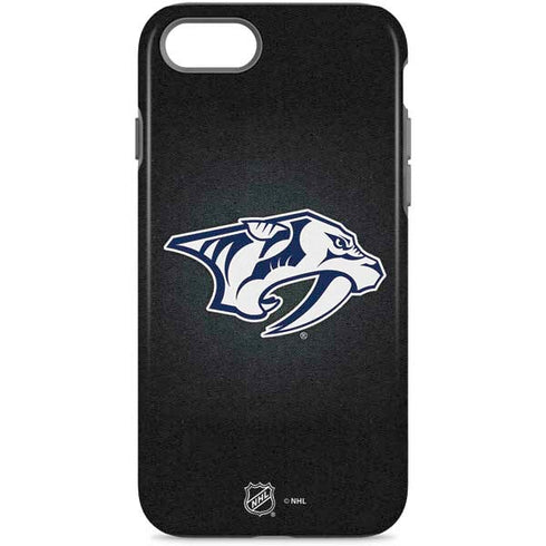 NHL Nashville Predators Black Background iPhone Cases