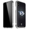 NHL Nashville Predators Black Background iPhone X/XS Clear Case