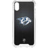 NHL Nashville Predators Black Background iPhone XS Clear Case