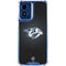 NHL Nashville Predators Black Background Moto G 5G (2024) Clear Case