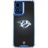 NHL Nashville Predators Black Background Moto G Play 4G (2024) Clear Case