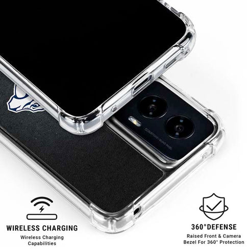 NHL Nashville Predators Black Background Moto G Power 5G (2024) Clear Case