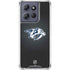 NHL Nashville Predators Black Background Moto G Stylus 5G (2025) Clear Case