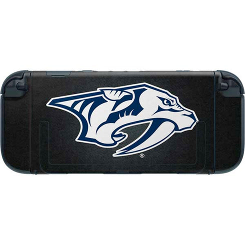 NHL Nashville Predators Black Background Nintendo Switch 2 (2025) with Joy-Con Skin