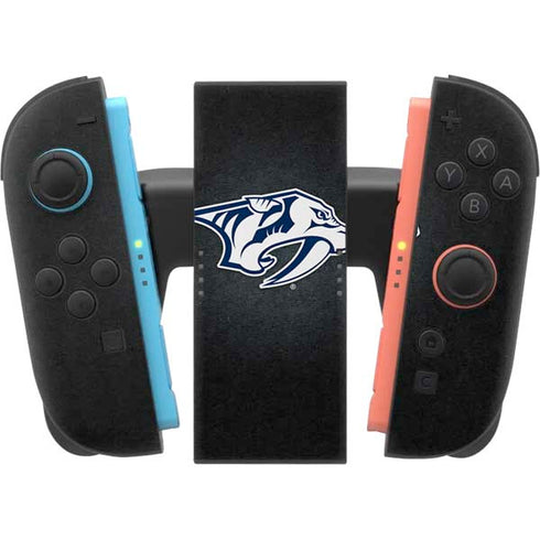 NHL Nashville Predators Black Background Nintendo Switch 2 (2025) Joy-Con Controller Skin