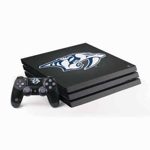 NHL Nashville Predators Black Background PlayStation PS4 Skins