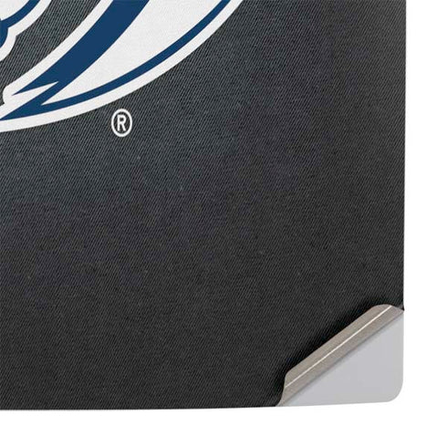 NHL Nashville Predators Black Background PS5 Pro Console Skin