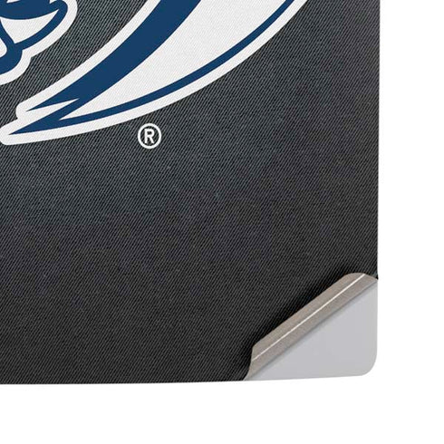 NHL Nashville Predators Black Background PS5 Pro Disk Console Skin
