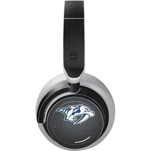 NHL Nashville Predators Black Background Surface Headphones Skin