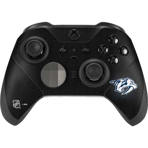 NHL Nashville Predators Black Background Xbox Elite Wireless Controller Series 2 Skin
