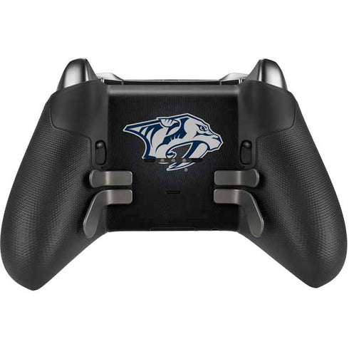 NHL Nashville Predators Black Background Xbox Elite Wireless Controller Series 2 Skin