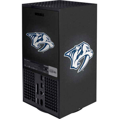 NHL Nashville Predators Black Background Xbox Series X Bundle Skin