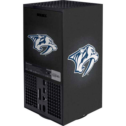 NHL Nashville Predators Black Background XBox Series X Digital Edition Bundle Skin