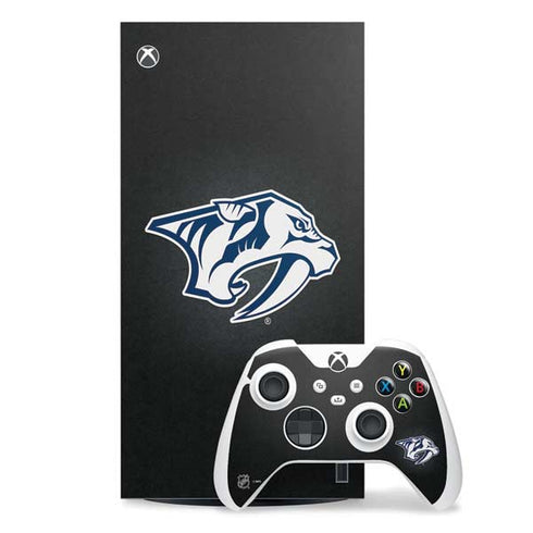 NHL Nashville Predators Black Background Xbox Series X Skins