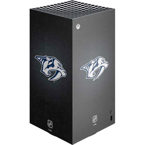 NHL Nashville Predators Black Background XBox Series X Digital Edition Console Skin