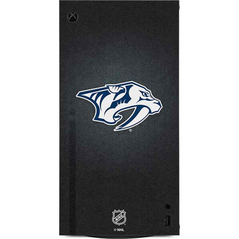 NHL Nashville Predators Black Background XBox Series X Digital Edition Console Skin