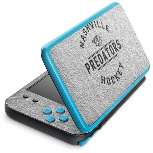 NHL Nashville Predators Black Text Nintendo Skins