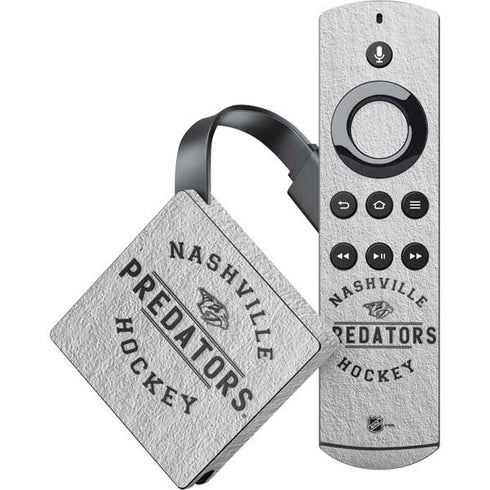 NHL Nashville Predators Black Text Amazon Fire TV Skin