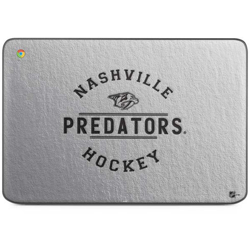 NHL Nashville Predators Black Text HP Chromebook Skin