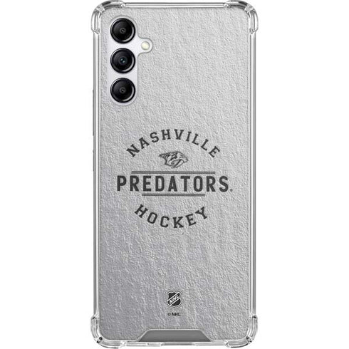 NHL Nashville Predators Black Text Gabb Phone 4 Clear Case