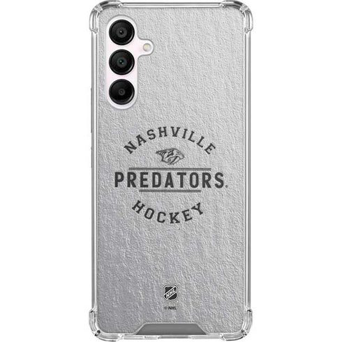 NHL Nashville Predators Black Text Galaxy A16 5G Clear Case
