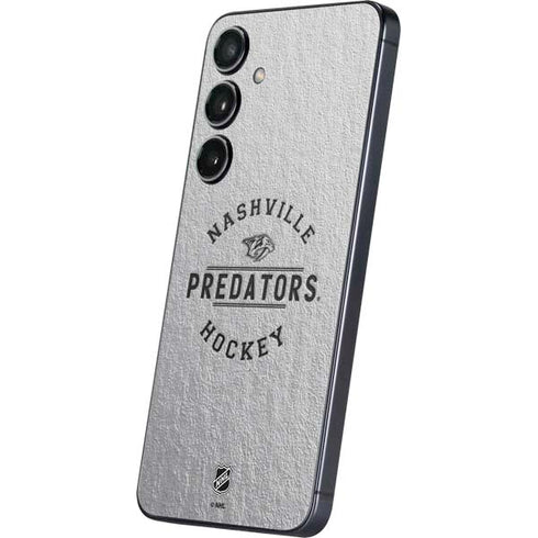 NHL Nashville Predators Black Text Galaxy A16 5G Skin