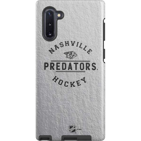 NHL Nashville Predators Black Text Galaxy Cases