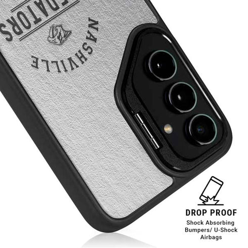 NHL Nashville Predators Black Text Galaxy S25 Kickstand Case