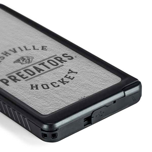 NHL Nashville Predators Black Text Galaxy S24 Ultra Waterproof Case