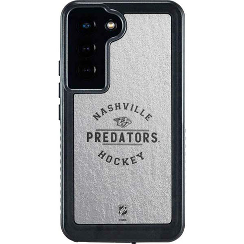 NHL Nashville Predators Black Text Galaxy S24 Waterproof Case