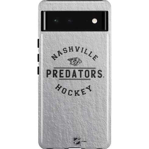 NHL Nashville Predators Black Text Pixel Cases