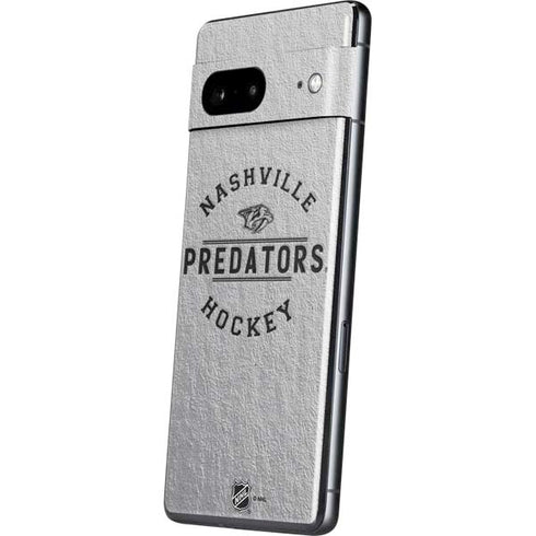NHL Nashville Predators Black Text Pixel Skins