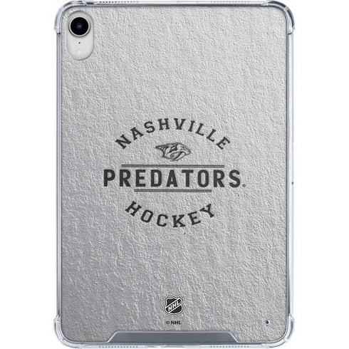 NHL Nashville Predators Black Text iPad 11th Gen (2025) Clear Case