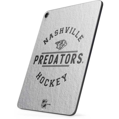 NHL Nashville Predators Black Text Apple iPad Pro Skin