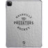NHL Nashville Predators Black Text iPad Pro 11in (2024) Clear Case