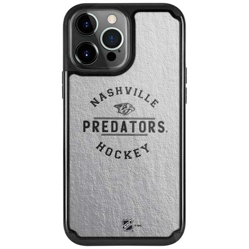 NHL Nashville Predators Black Text iPhone Cases