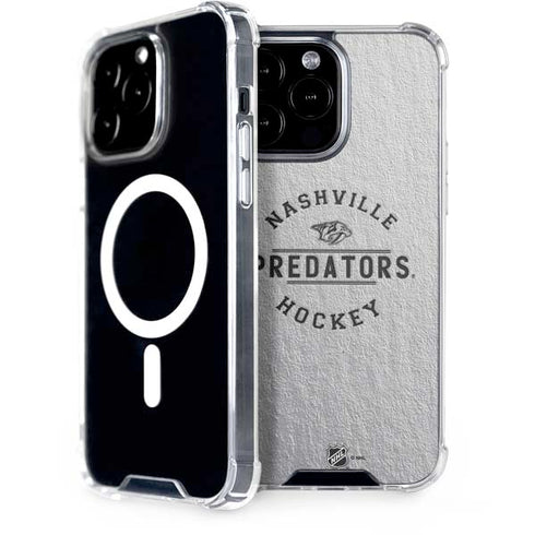 NHL Nashville Predators Black Text iPhone Cases