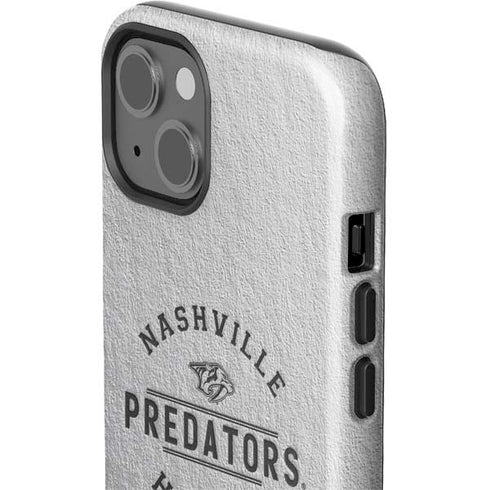 NHL Nashville Predators Black Text iPhone 15 Impact Case