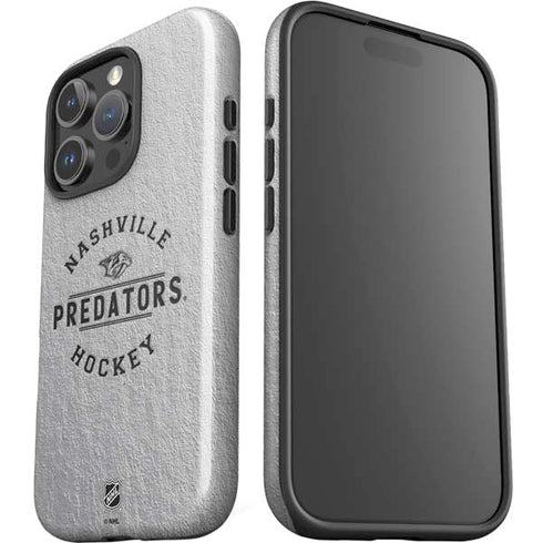 NHL Nashville Predators Black Text iPhone 16 Pro Max Impact Case