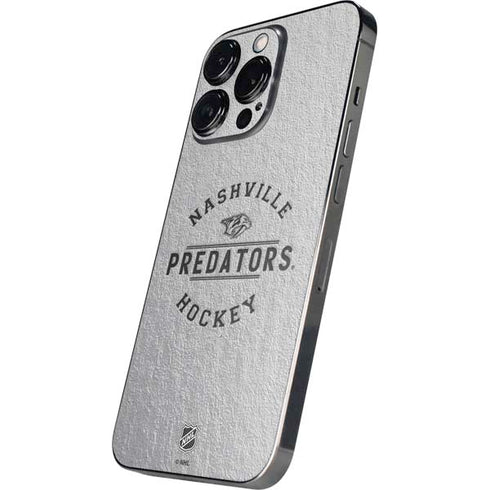 NHL Nashville Predators Black Text iPhone 16 Pro Max Skin