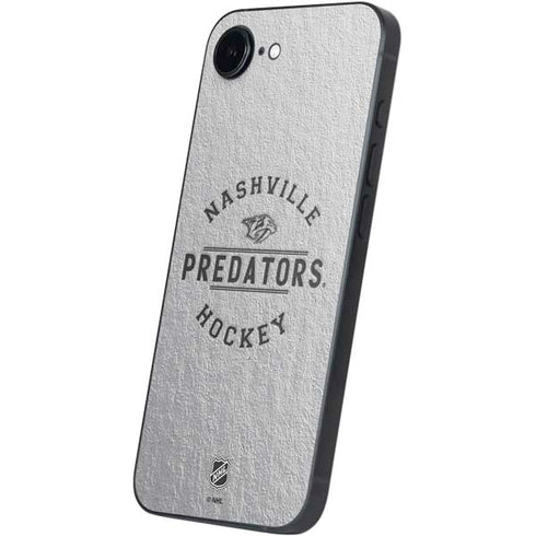 NHL Nashville Predators Black Text iPhone 16e Skin