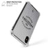 NHL Nashville Predators Black Text iPhone X/XS Clear Case
