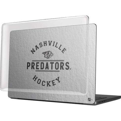 NHL Nashville Predators Black Text MacBook Pro 14in (2021-24) Case plus Skin