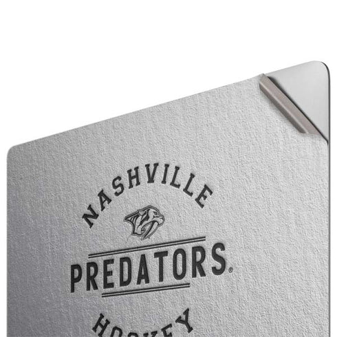 NHL Nashville Predators Black Text Apple MacBook Pro 16-inch Skin