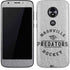 NHL Nashville Predators Black Text Moto E5 Play Skin