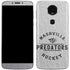 NHL Nashville Predators Black Text Moto E5 Plus Skin
