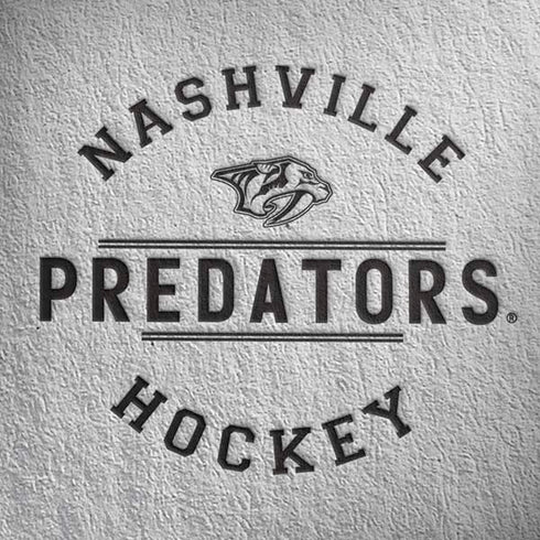 NHL Nashville Predators Black Text Moto G6 Skin