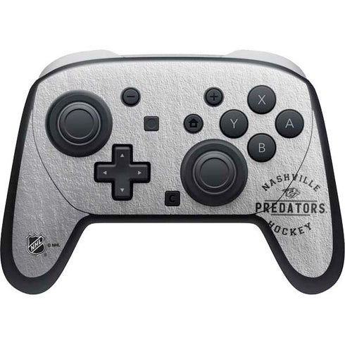 NHL Nashville Predators Black Text Nintendo Skins