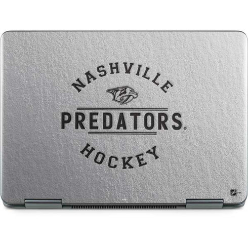 NHL Nashville Predators Black Text Notebook 9 Pro 13in (2017) Skin